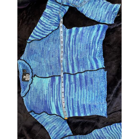 THE RAGGED PRIEST CROP PATCHWORK KNIT SWEATER - Picture 6 of 8